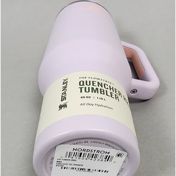 NEW Stanley Limited Edition Orchid Glimmer Tumbler 40 oz - Picture 7 of 10